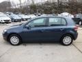 Blue Graphite Metallic 2010 Volkswagen Golf 4 Door Exterior