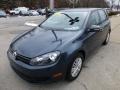 2010 Blue Graphite Metallic Volkswagen Golf 4 Door  photo #7