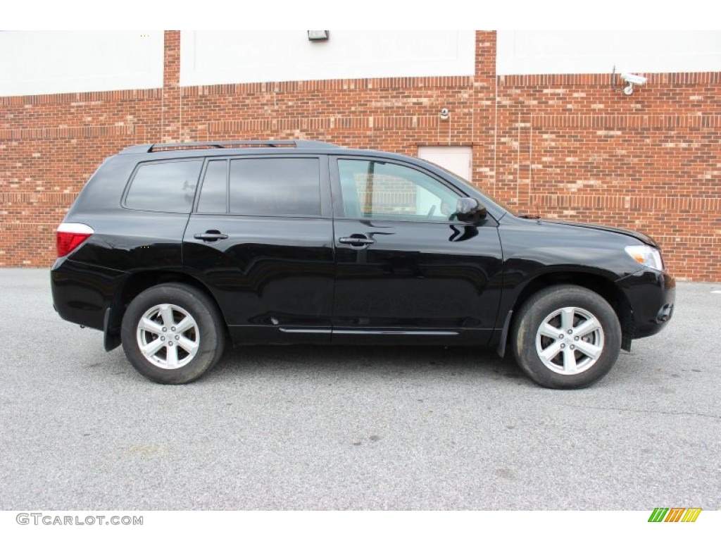 2010 Highlander V6 4WD - Black / Ash photo #8