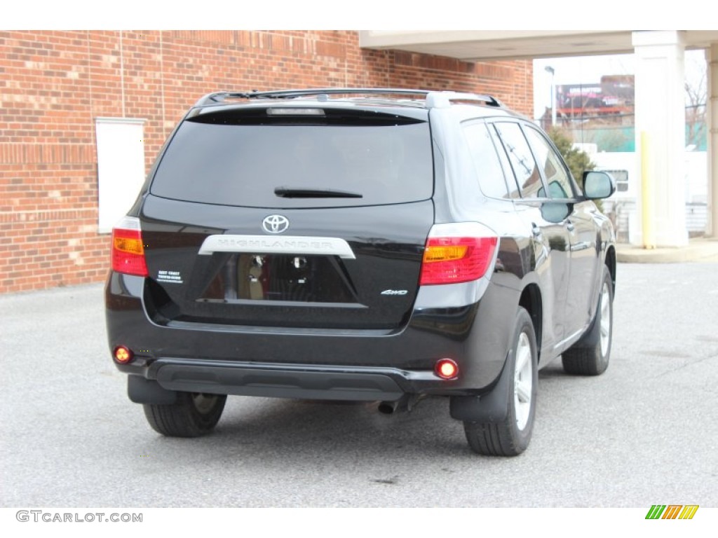 2010 Highlander V6 4WD - Black / Ash photo #12