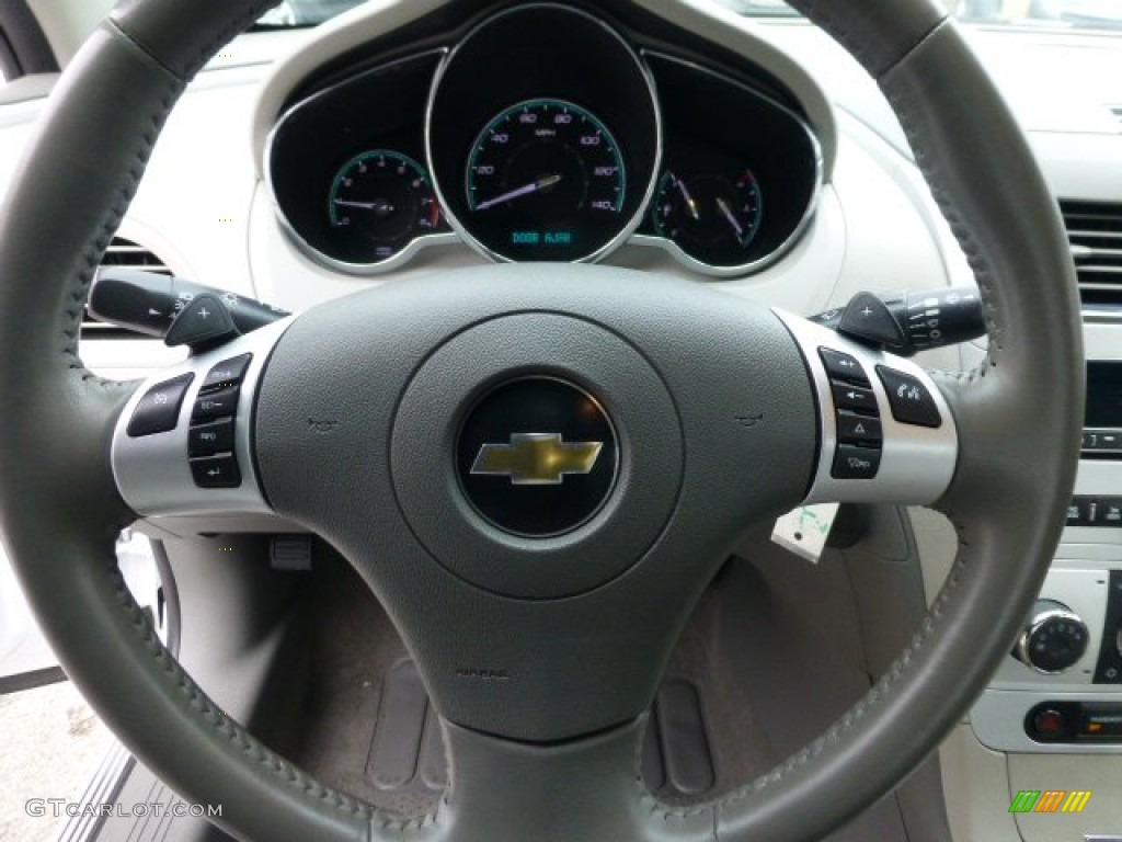 2010 Chevrolet Malibu LT Sedan Titanium Steering Wheel Photo #78111978