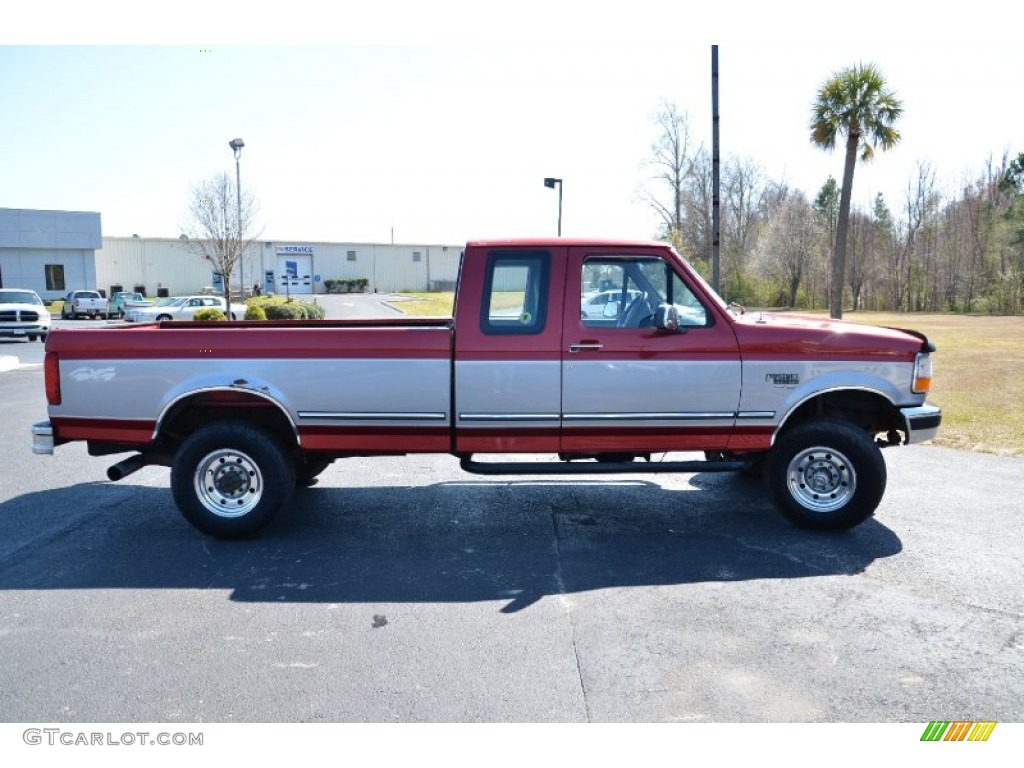 Toreador Red Metallic 1997 Ford F250 XLT Extended Cab 4x4 Exterior Photo #78112055