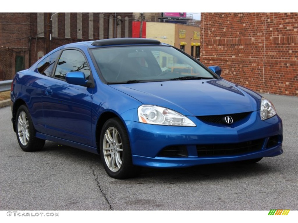 2006 RSX Sports Coupe - Vivid Blue Pearl / Titanium photo #11