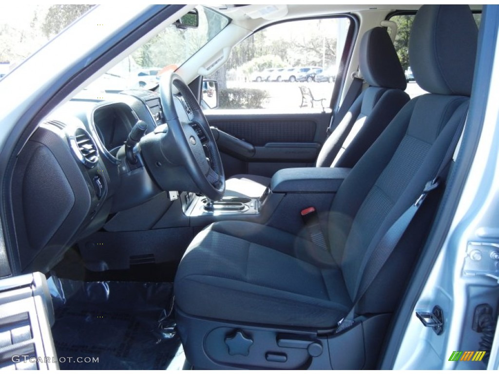 Black Interior 2010 Ford Explorer XLT Photo #78112565