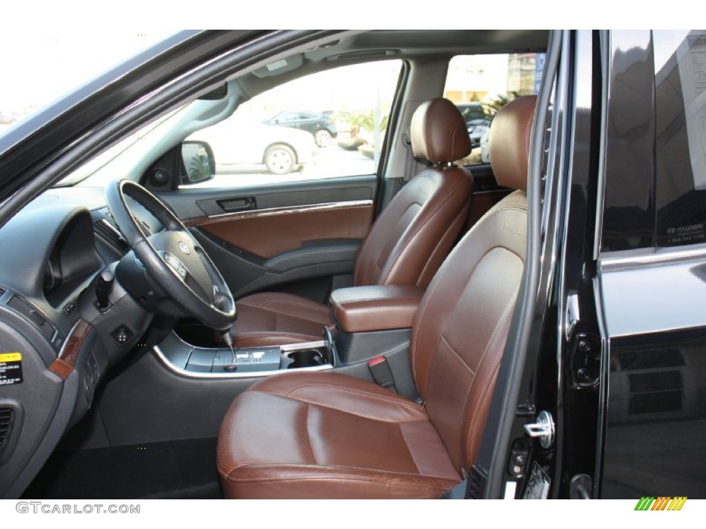 2010 Hyundai Veracruz Limited Front Seat Photos