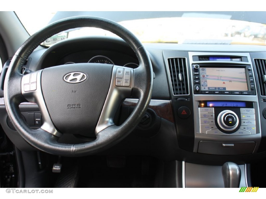 2010 Hyundai Veracruz Limited Saddle Steering Wheel Photo #78113183