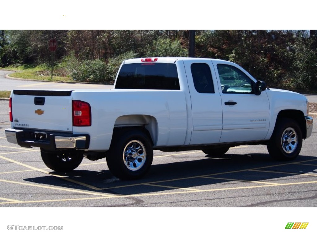 2012 Silverado 1500 LT Extended Cab - Summit White / Dark Titanium photo #5