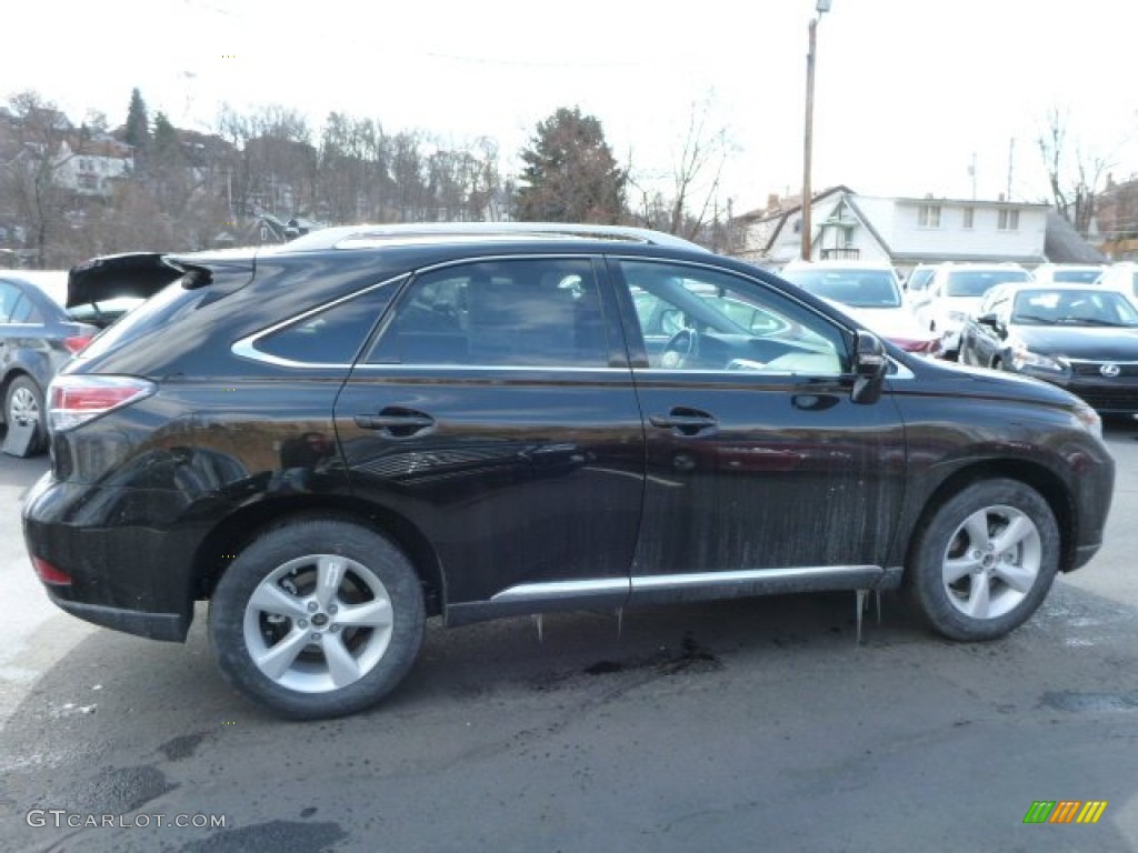 2013 RX 350 AWD - Stargazer Black / Black/Ebony Birds Eye Maple photo #5