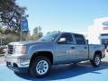 2008 Steel Gray Metallic GMC Sierra 1500 SLE Crew Cab  photo #1