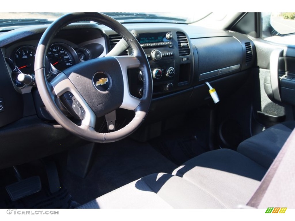 2012 Silverado 1500 LT Extended Cab - Summit White / Dark Titanium photo #16