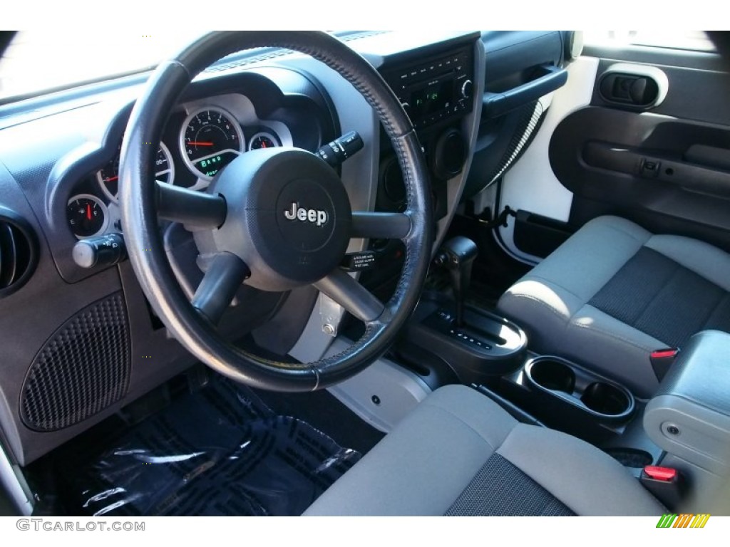 Dark Slate Gray/Medium Slate Gray Interior 2010 Jeep Wrangler Unlimited Sport 4x4 Photo #78114023