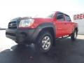 2008 Impulse Red Pearl Toyota Tacoma V6 PreRunner Double Cab  photo #3