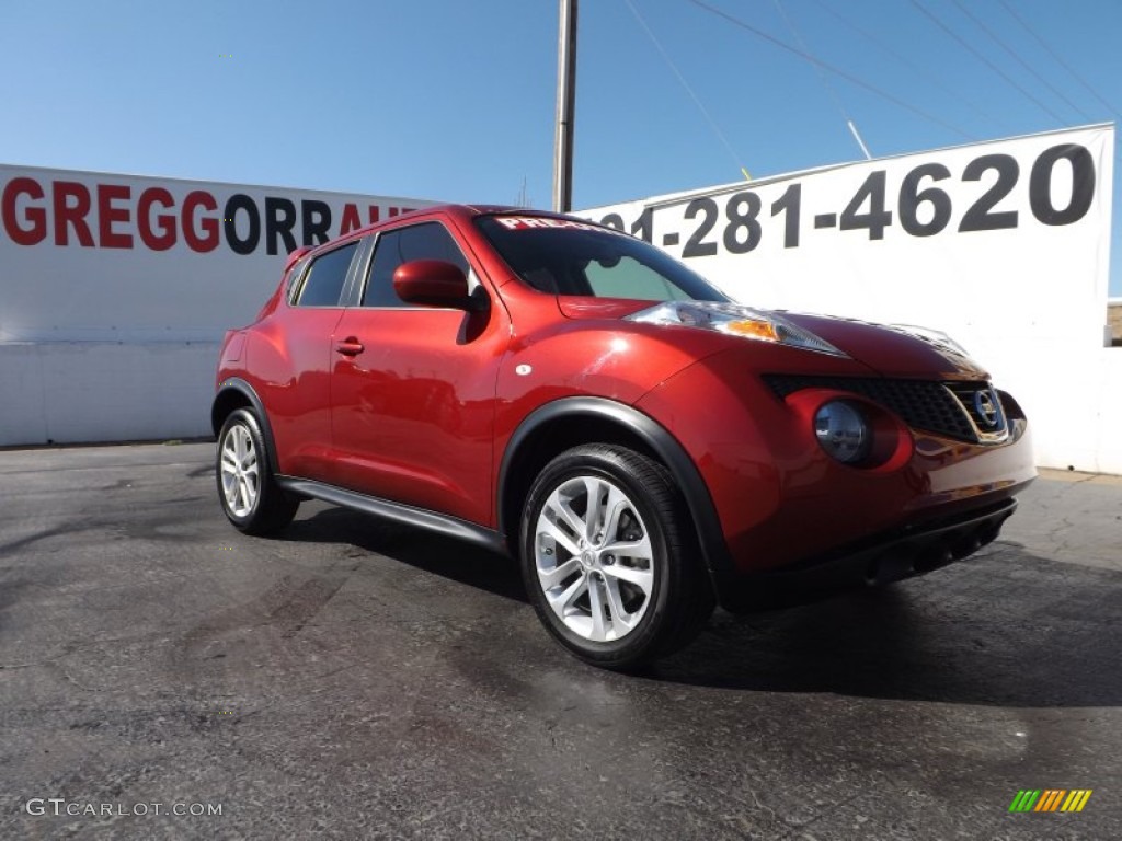 2012 Cayenne Red Nissan Juke SV 78076449 Photo 2 Car