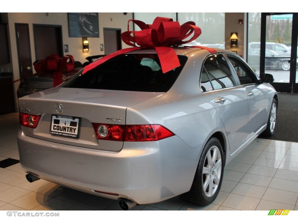 2004 TSX Sedan - Meteor Silver Metallic / Ebony photo #4
