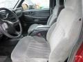 2002 Chevrolet S10 Graphite Interior Front Seat Photo