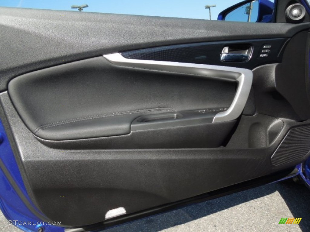 2013 Honda Accord EX-L V6 Coupe Black Door Panel Photo #78115398