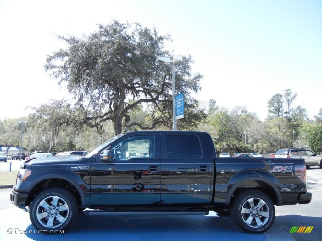 2013 F150 FX4 SuperCrew 4x4 - Tuxedo Black Metallic / Black photo #2