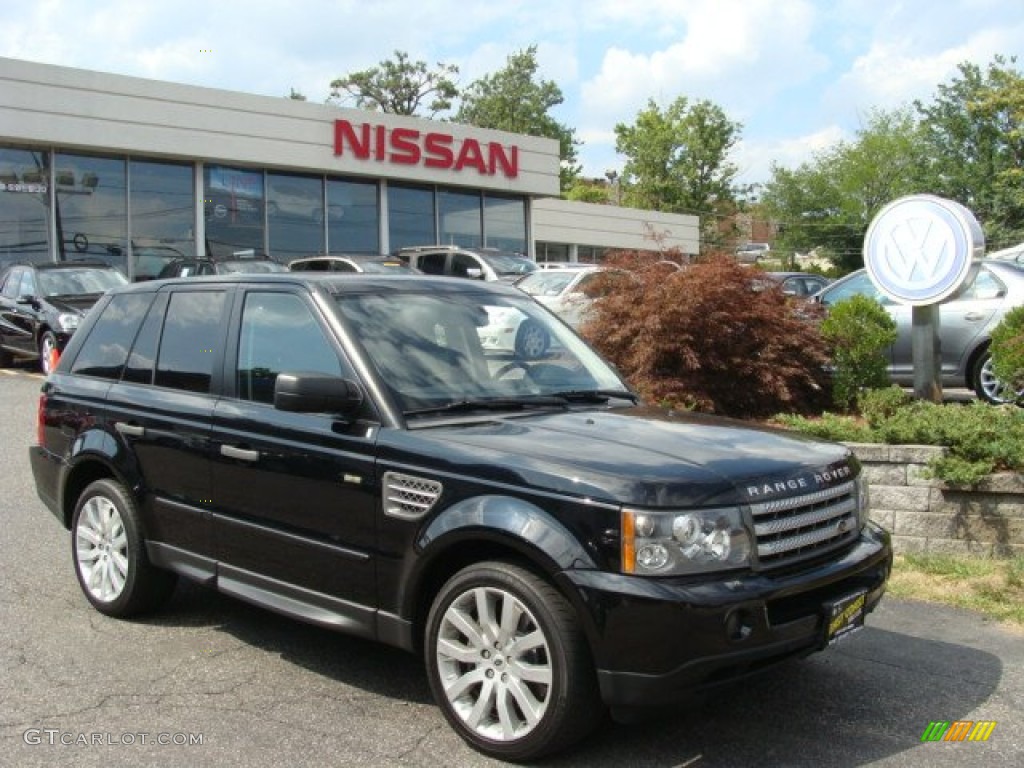 2007 Range Rover Sport Supercharged - Java Black Pearl / Ebony Black photo #1