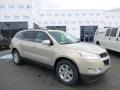 Gold Mist Metallic 2010 Chevrolet Traverse LT AWD Exterior