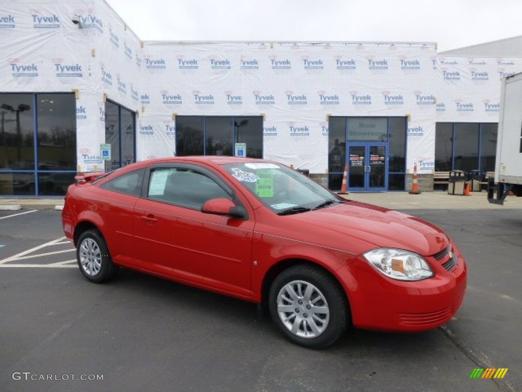 Victory Red 2009 Chevrolet Cobalt LT Coupe Exterior Photo #78116830