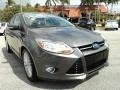 2012 Sterling Grey Metallic Ford Focus SEL 5-Door  photo #2