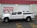 2010 Super White Toyota Tacoma V6 SR5 TRD Sport Double Cab 4x4  photo #3