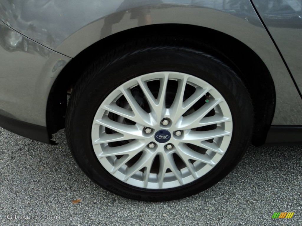 2012 Focus SEL 5-Door - Sterling Grey Metallic / Charcoal Black Leather photo #4