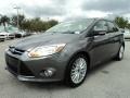 2012 Sterling Grey Metallic Ford Focus SEL 5-Door  photo #13