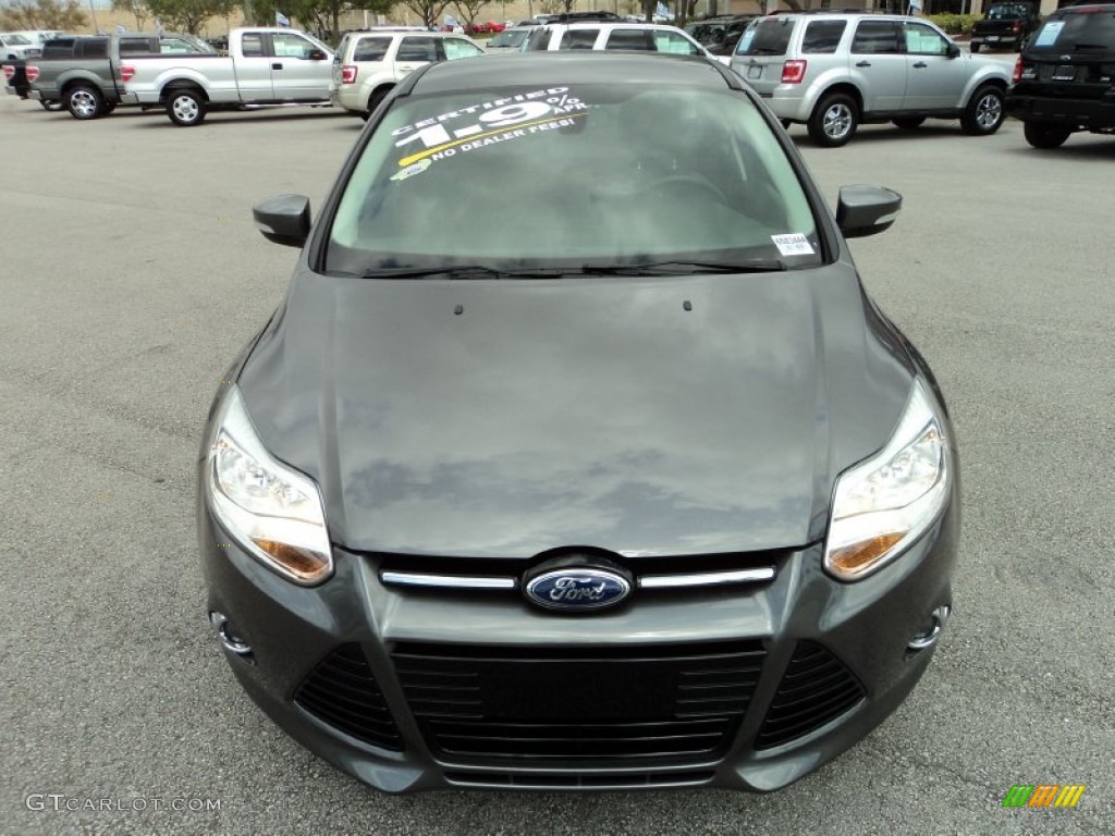 2012 Focus SEL 5-Door - Sterling Grey Metallic / Charcoal Black Leather photo #16