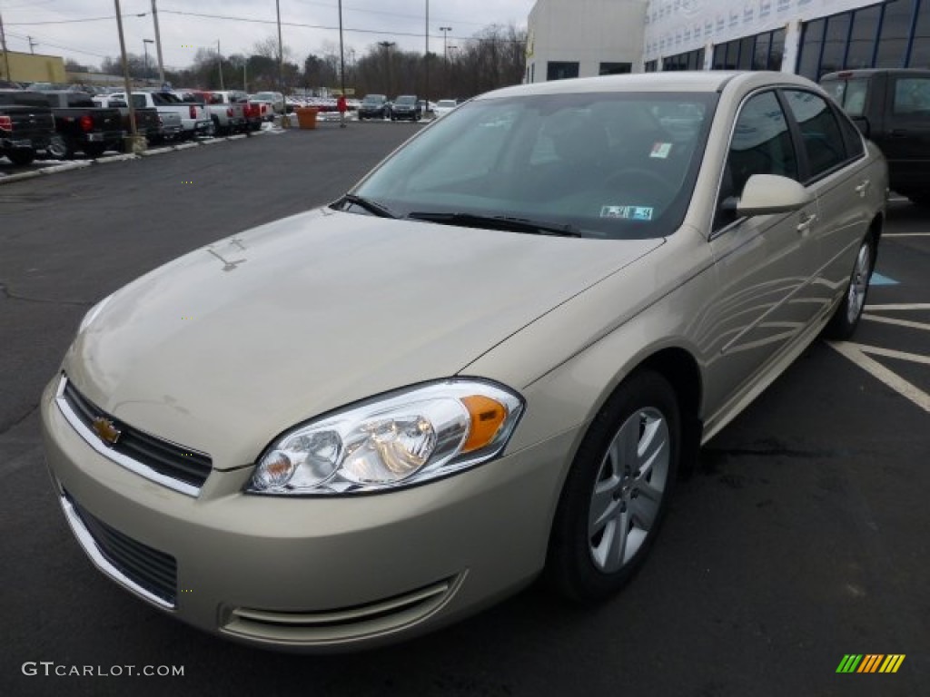 2010 Impala LS - Gold Mist Metallic / Ebony photo #7