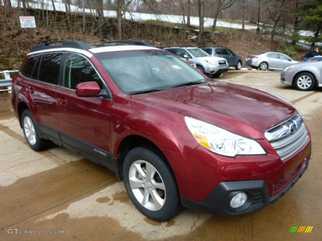 Venetian Red Pearl 2013 Subaru Outback 2.5i Premium Exterior Photo #78118583