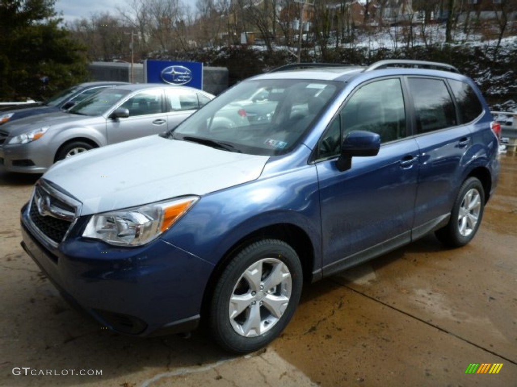 Marine Blue Pearl 2014 Subaru Forester 2.5i Premium Exterior Photo #78118882