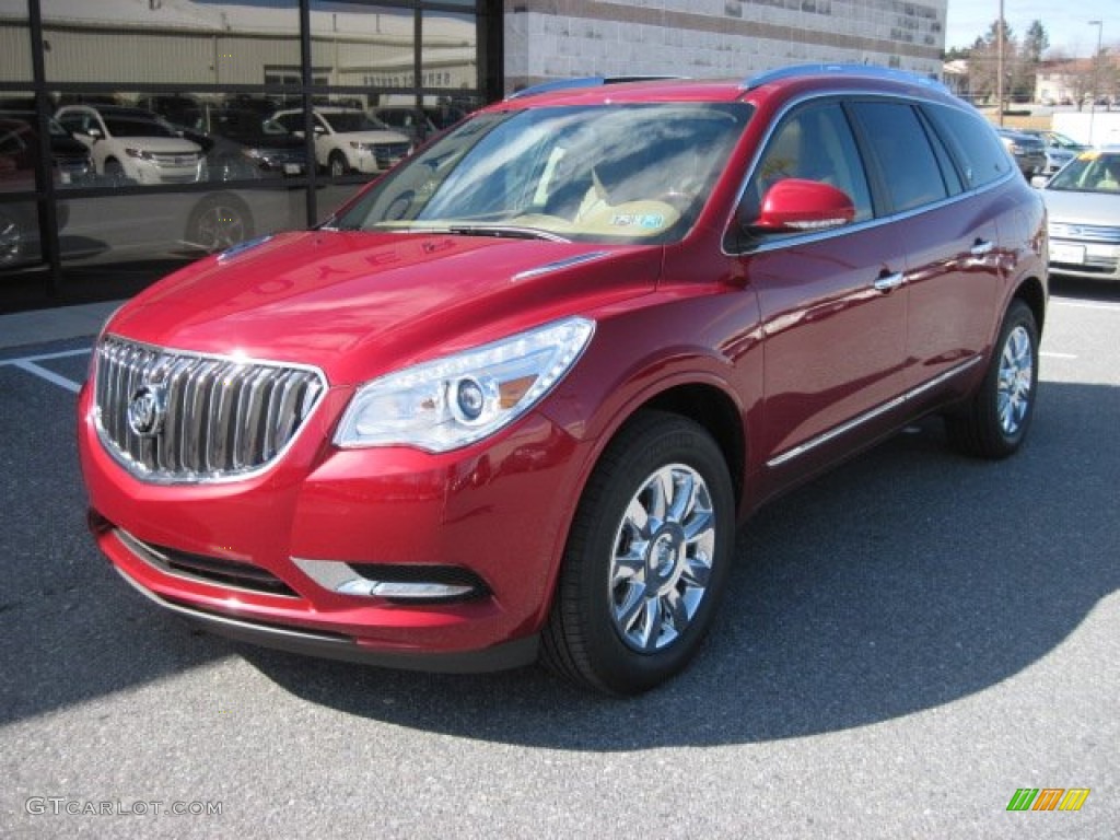 Crystal Red Tintcoat 2013 Buick Enclave Leather AWD Exterior Photo #78118907