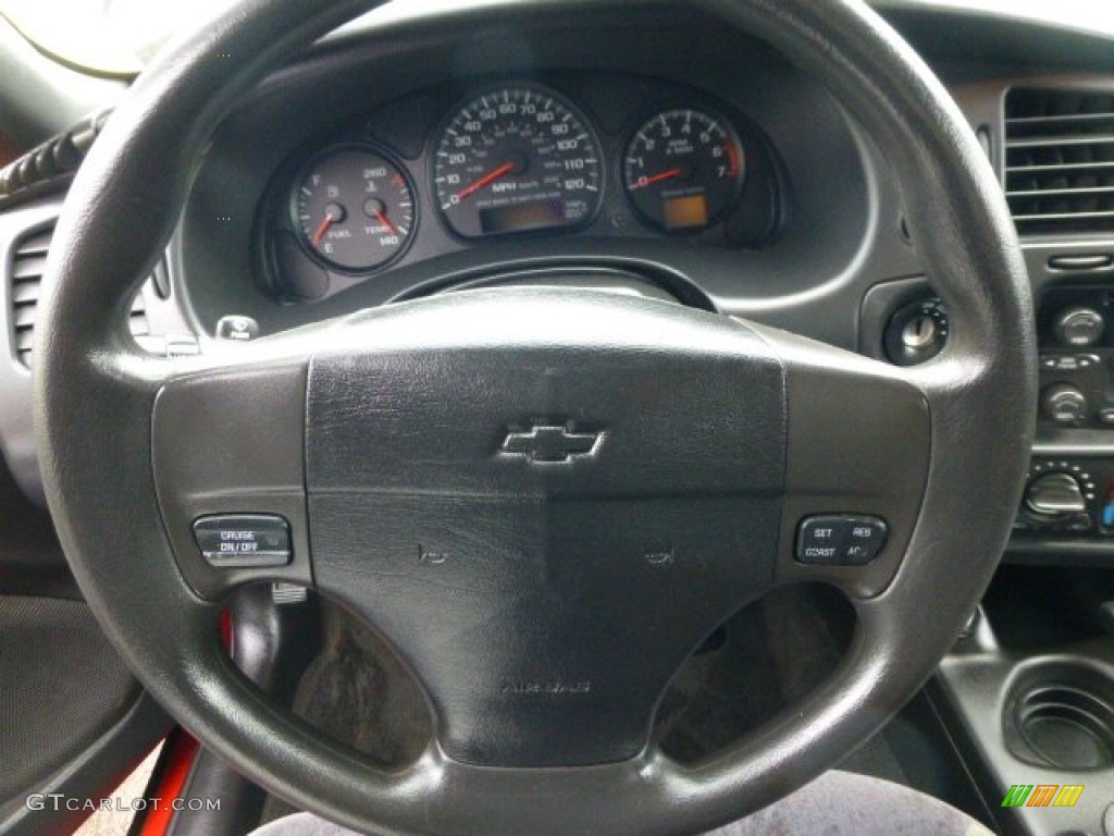2005 Chevrolet Monte Carlo LS Ebony Steering Wheel Photo #78119014