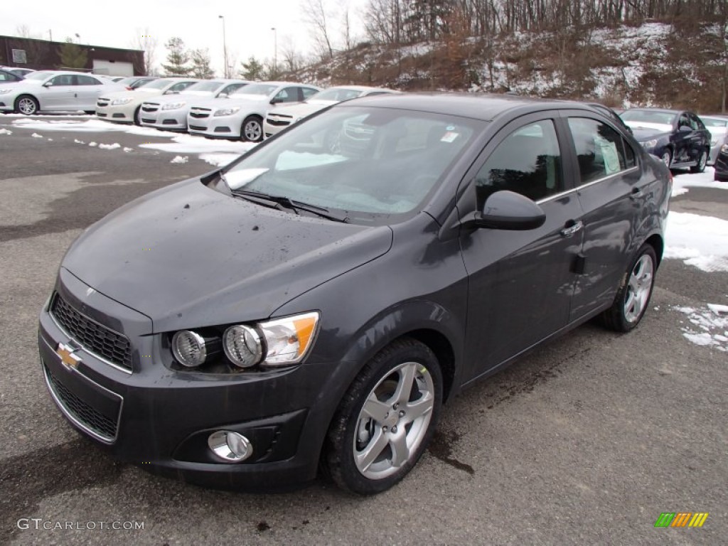 Cyber Gray Metallic 2013 Chevrolet Sonic LTZ Sedan Exterior Photo #78119561