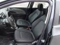 Jet Black/Dark Titanium 2013 Chevrolet Sonic LTZ Sedan Interior Color