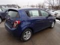 2013 Blue Topaz Metallic Chevrolet Sonic LT Hatch  photo #8