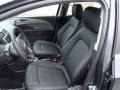 Jet Black/Dark Titanium 2013 Chevrolet Sonic LTZ Sedan Interior Color