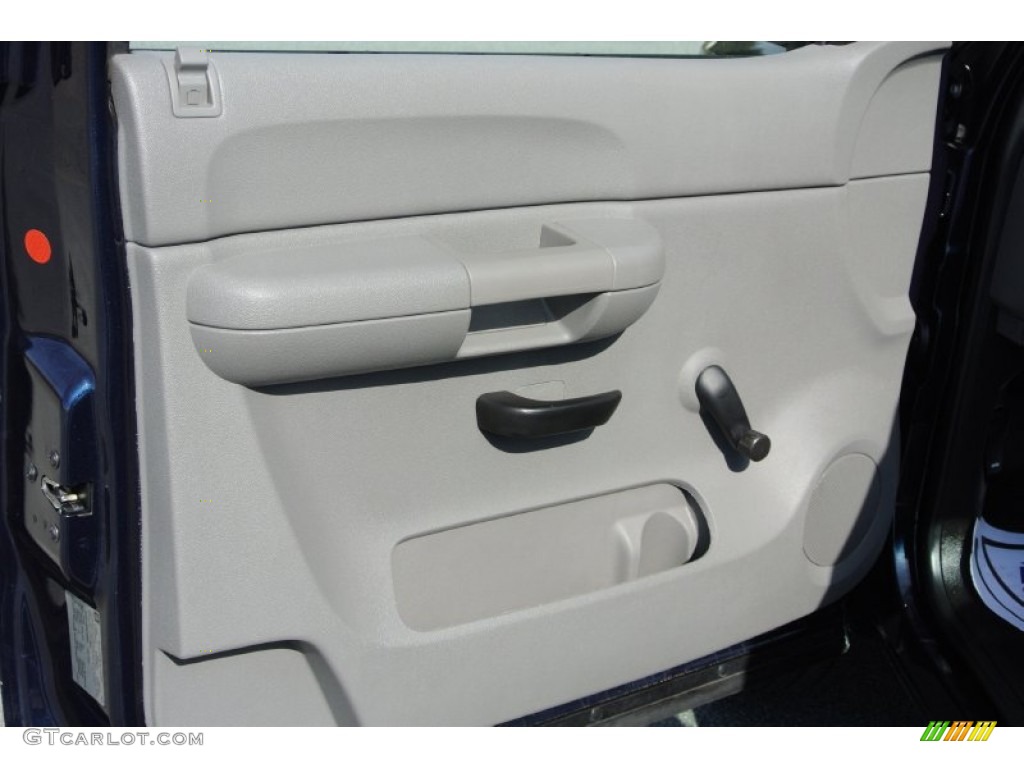 2008 Chevrolet Silverado 1500 Work Truck Regular Cab Dark Titanium Door Panel Photo #78121214