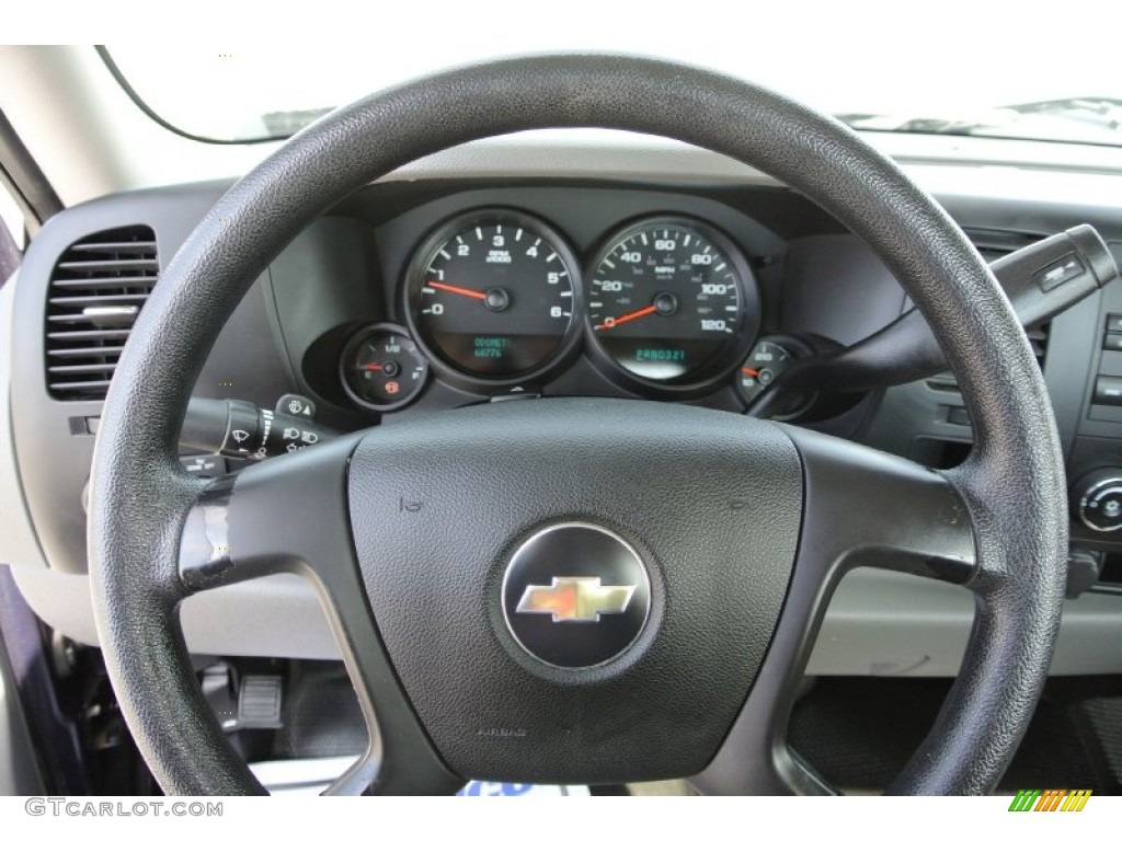 2008 Silverado 1500 Work Truck Regular Cab - Dark Blue Metallic / Dark Titanium photo #13