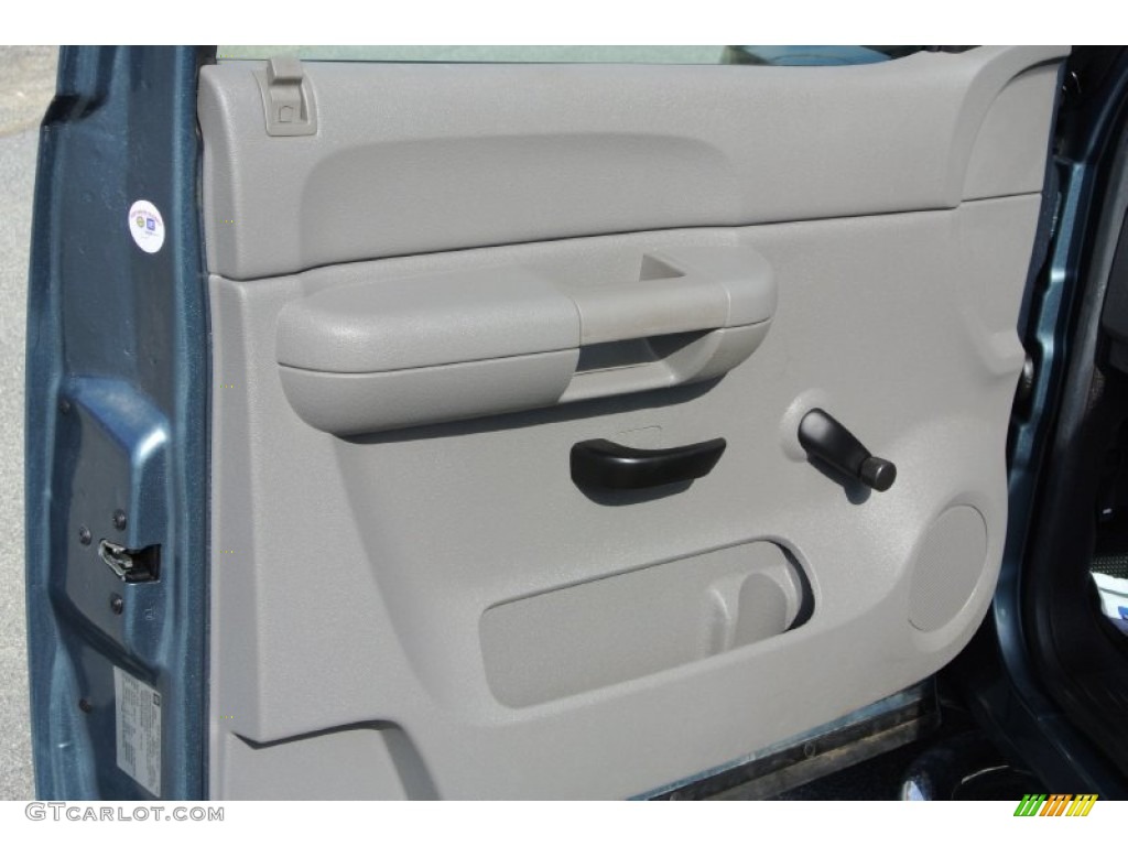 2009 Silverado 1500 LS Regular Cab - Blue Granite Metallic / Dark Titanium photo #10