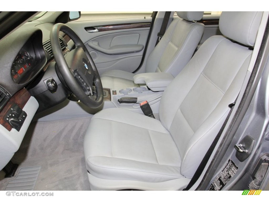 Grey Interior 2003 BMW 3 Series 325i Sedan Photo #78122538