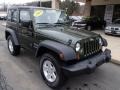 2009 Jeep Green Metallic Jeep Wrangler X 4x4  photo #2