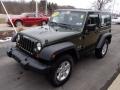 2009 Jeep Green Metallic Jeep Wrangler X 4x4  photo #4