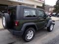 2009 Jeep Green Metallic Jeep Wrangler X 4x4  photo #8