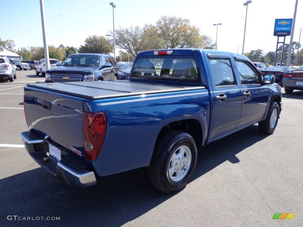 2006 Canyon SLE Crew Cab - Superior Blue Metallic / Dark Pewter photo #8