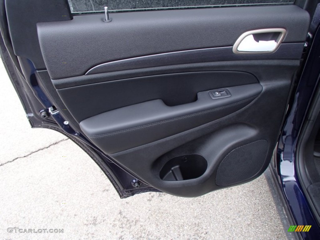 2014 Jeep Grand Cherokee Laredo 4x4 Morocco Black Door Panel Photo #78124303