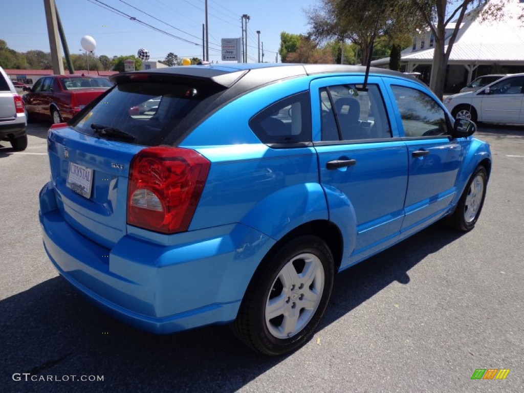 2008 Caliber SXT - Surf Blue Pearl / Dark Slate Gray photo #9