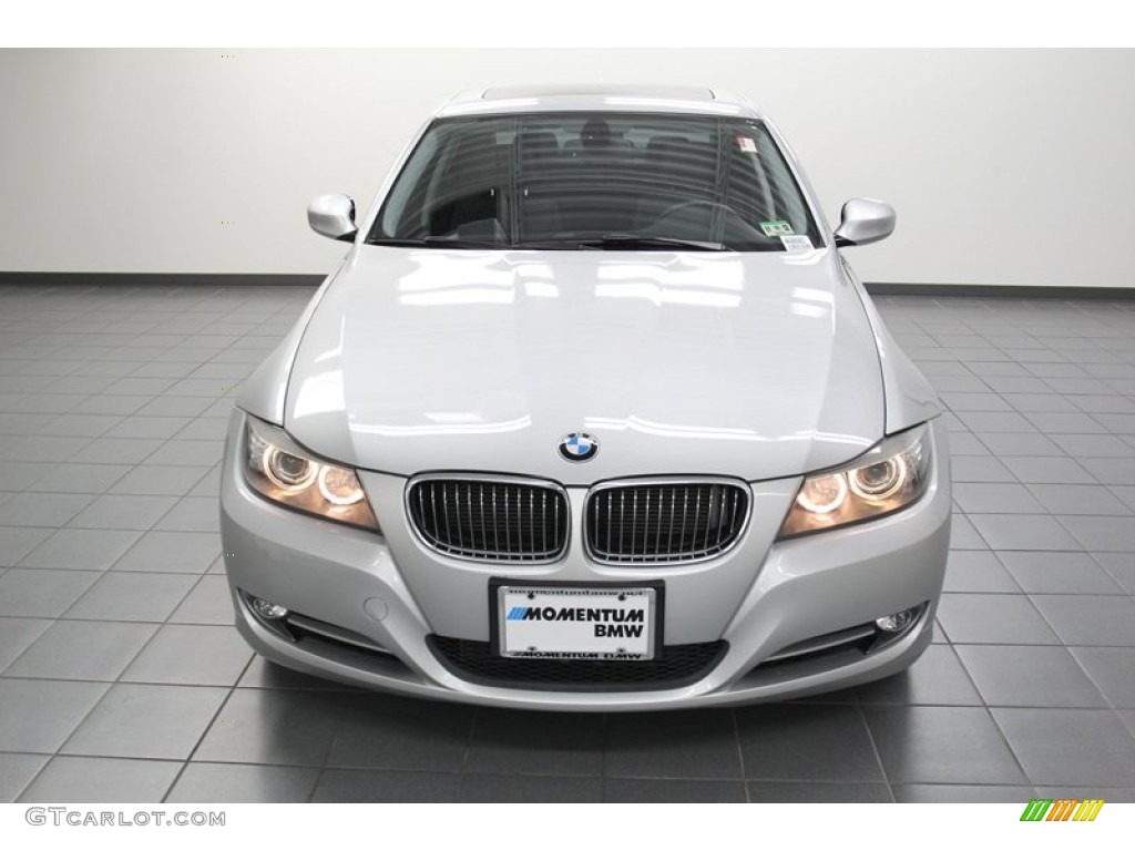2010 3 Series 335i Sedan - Titanium Silver Metallic / Black photo #6