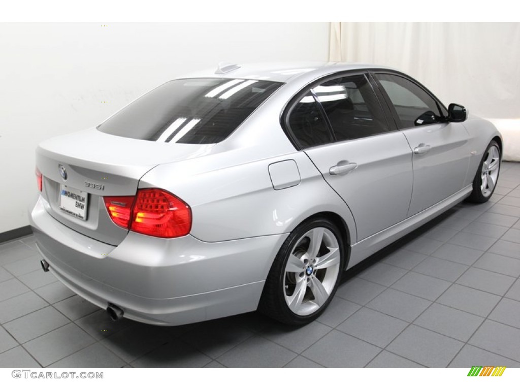 2010 3 Series 335i Sedan - Titanium Silver Metallic / Black photo #11